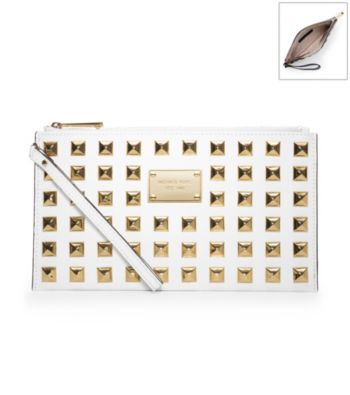 MICHAEL Michael Kors® Large Zip Leather Clutch