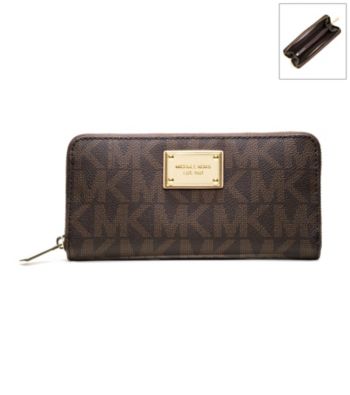 MICHAEL Michael Kors® Jet Set PVC Signature Continental Wallet