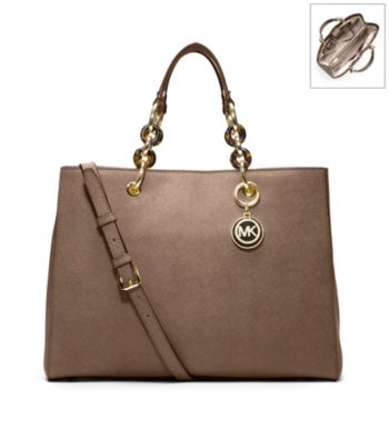 MICHAEL Michael Kors® Medium Cynthia Leather Satchel