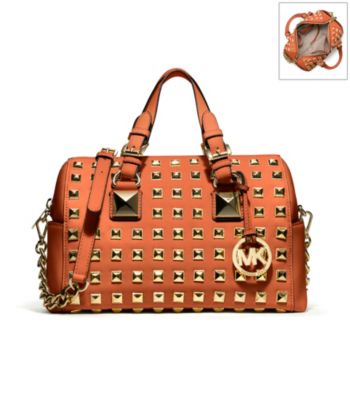 MICHAEL Michael Kors® Grayson Chain Medium Leather Satchel