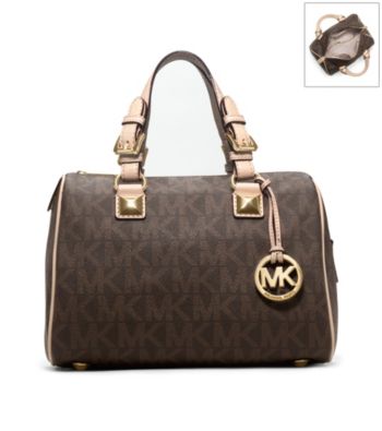 MICHAEL Michael Kors® Grayson Signature PVC Medium Satchel