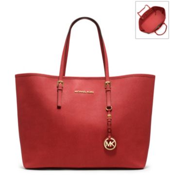 MICHAEL Michael Kors® Medium Jet Set Leather Travel Tote