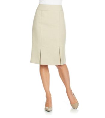 Le Suit® Double Front Vented Skirt