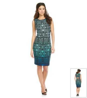 Muse Graphic Print Sheath Dress