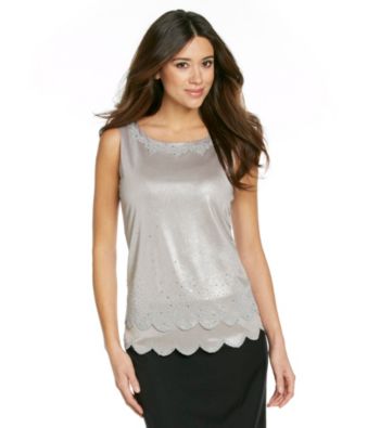 MSK® Caviar Beaded Top