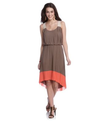 Jessica Simpson Pleat Tank Blouson Dress