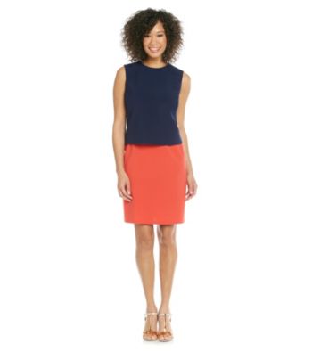 Evan-Picone® Colorblock Sheath Dress