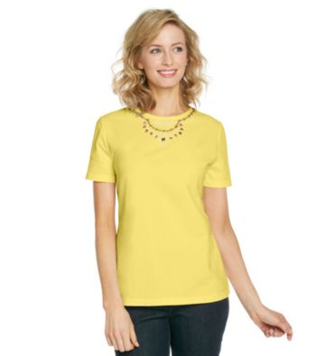Breckenridge® Petites' Ringer Tee