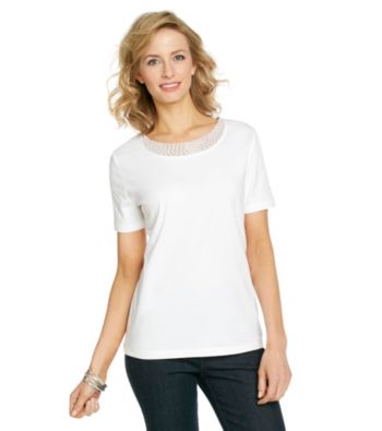 Breckenridge® Scoopneck Beaded Top