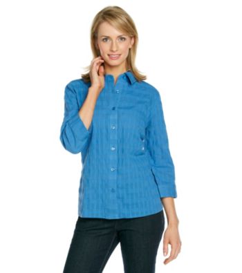 Breckenridge® Window Pane Blouse