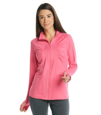 Exertek® Solid Shirred Jacket