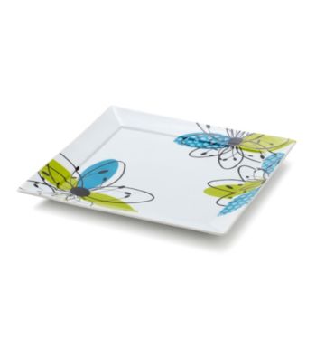 LivingQuarters Whiteware Fashion White Platter
