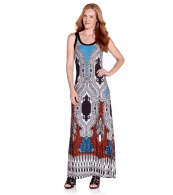 Karen Kane® Print Maxi Tank Dress