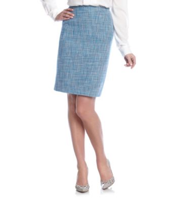 Calvin Klein Tweed Pencil Skirt