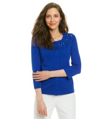 Rafaella® Embelished Cardigan