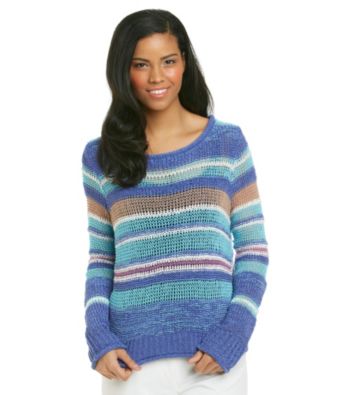 Nine West Vintage America Collection® Blossom Yarn Stripe Sweater