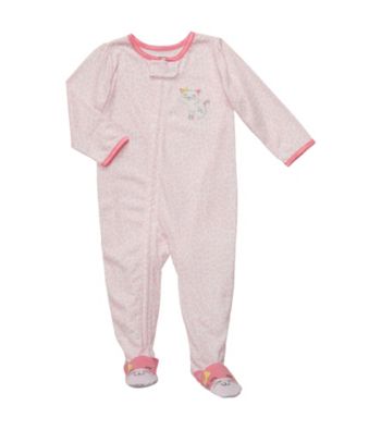 Carter's® Girls' 12M-4T Pink Leopard Footie Pajamas