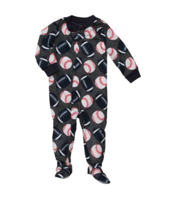Carter's® Boys' 12M-4T Grey Sport Ball Footie Pajamas