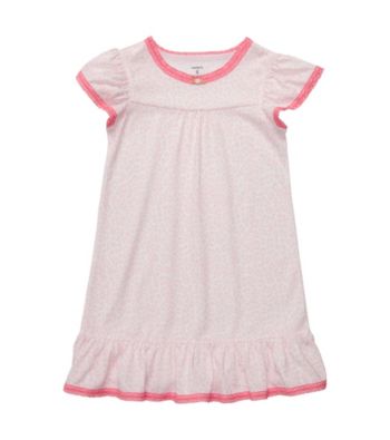 Carter's® Girls' 4-14 Pink Animal Print Sleep Gown