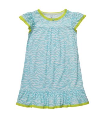 Carter's® Girls' 4-14 Blue Animal Print Sleep Gown