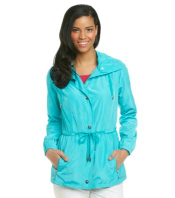 Laura Ashley® Peplum Anorak Jacket