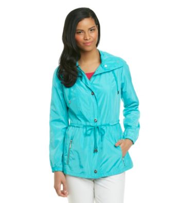 Laura Ashley® Petites' Peplum Anorak Jacket