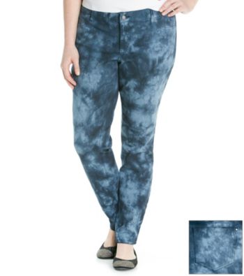 DKNY JEANS® Plus Size Indigo Tie-Dye Jegging