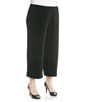 Notations® Plus Size Crop Pant