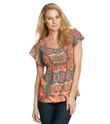 Oneworld® Petites' Babydoll Top