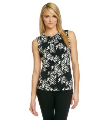 Calvin Klein Petites' Printed Pintuck Cami