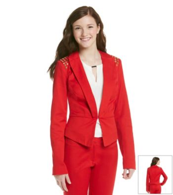 XOXO® Juniors' Studded Jacket