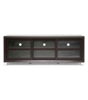 Baxton Studios Pacini Dark Brown Modern TV Stand