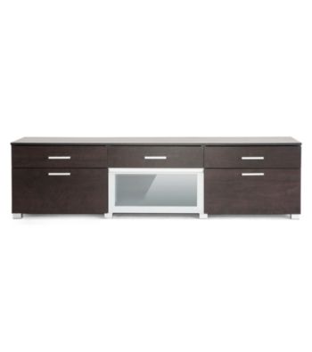 Baxton Studios Basilio Dark Brown Modern TV Stand
