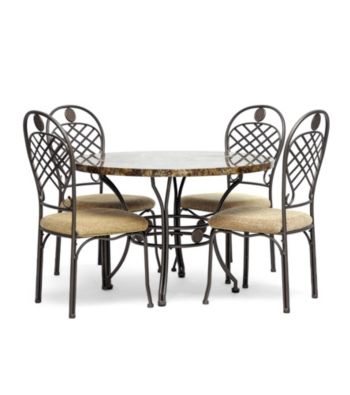 Baxton Studios Hera Brown 5-pc. Modern Dining Room Collection