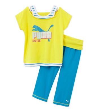 PUMA® Girls' 4-6X Cutie Capris Set
