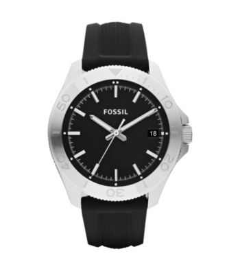 Fossil® Men's Retro Traveler Silvertone Watch