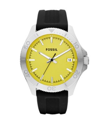 Fossil® Men's Retro Traveler Silvertone Watch