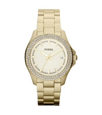 Fossil® Women's Retro Traveler Goldtone Watch