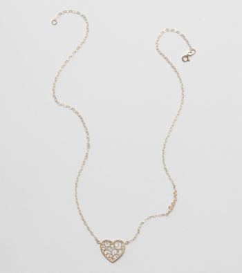 10K Yellow Gold Filigree Heart 