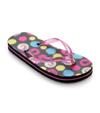 Mambo® Girls' Tie-Dye Dots Flip Flops