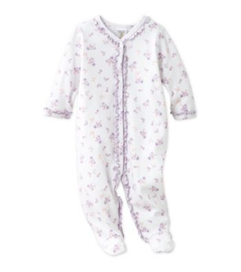 Cuddle Bear® Baby Girls' Butterfly Print Footed Coverall