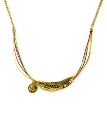 BCBGeneration™ Polished Gold and Rainbow Multi Statement Necklace
