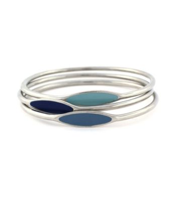 BCBGeneration™ Polished Silver Color Me Bad Bangles