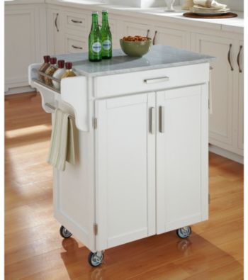 Homestyles® White Finish Gourmet Cart