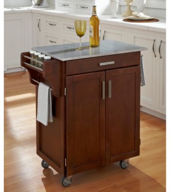 Homestyles® Cherry Finish Gourmet Cart