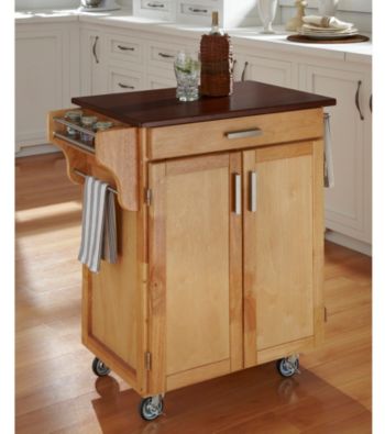 Homestyles® Natural Finish Gourmet Cart