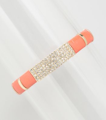 Erica Lyons® Color Pave Stretch Bracelet