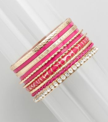 Erica Lyons® Bracelet Bangle Stack