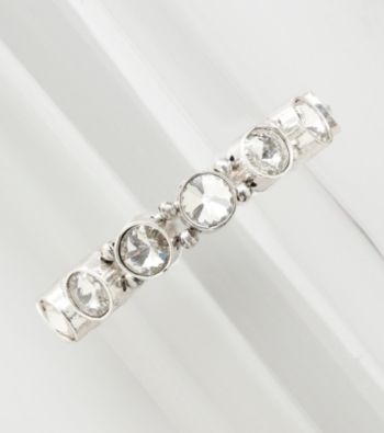 Erica Lyons® Silvertone Stretch Bracelet