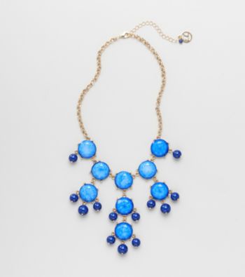 Erica Lyons® Goldtone Blue Preppy Chic Necklace